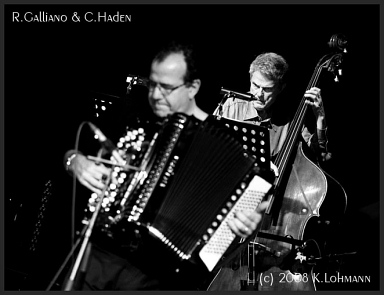 Richard Galliano and Charlie Haden 18.10.2008 (c) Katharina Lohmann