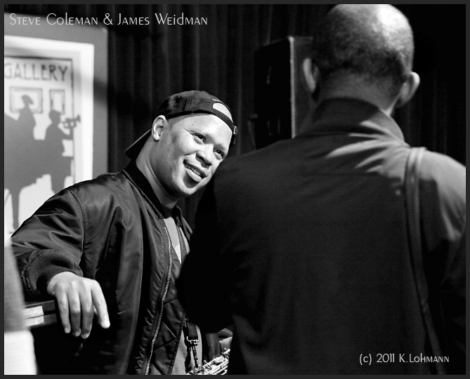 Steve Coleman and James Weidman 25.4.2011 (c) Katharina Lohmann