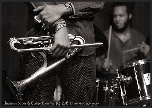 Christian Scott and Corey Fonville 04.11.2013 (c) Katharina Lohmann