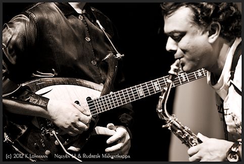 Rudresh Mahanthappa and Nguyên Lê 1.5.2012 (c) Katharina Lohmann