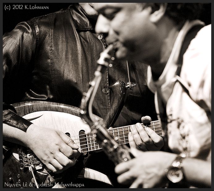 Rudresh Mahanthappa and Nguyên Lê 1.5.2012 (c) Katharina Lohmann