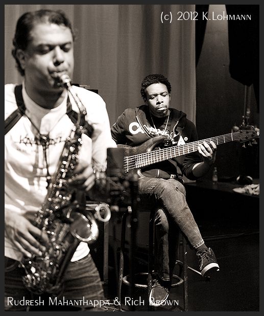 Rudresh Mahanthappa and Rich Brown 1.5.2012 (c) Katharina Lohmann